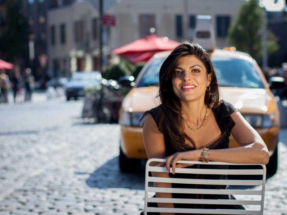 Image consultant Mona Sharaf, shown here in NYC, swears by the Hamptons TJ Maxx.