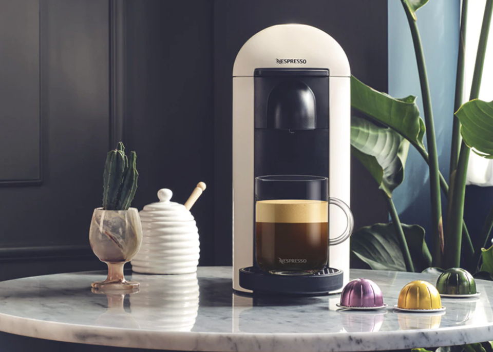 Nespresso VertuoPlus White, S$368. PHOTO: Nespresso