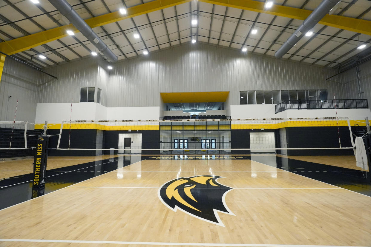 The funding of a volleyball facility at the University of Southern Mississippi has been part of the welfare scandal involving Hall of Fame quarterback Brett Fare. (AP Photo/Rogelio V. Solis)