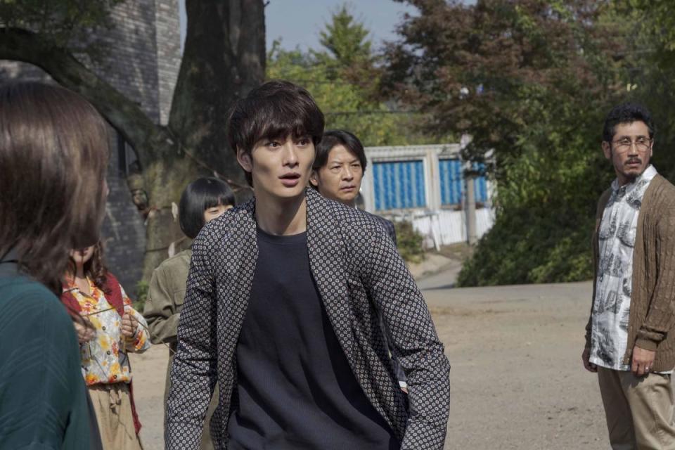 《聖地X》全片在韓取景，岡田將生也秀了不少韓文。（天馬行空提供）
