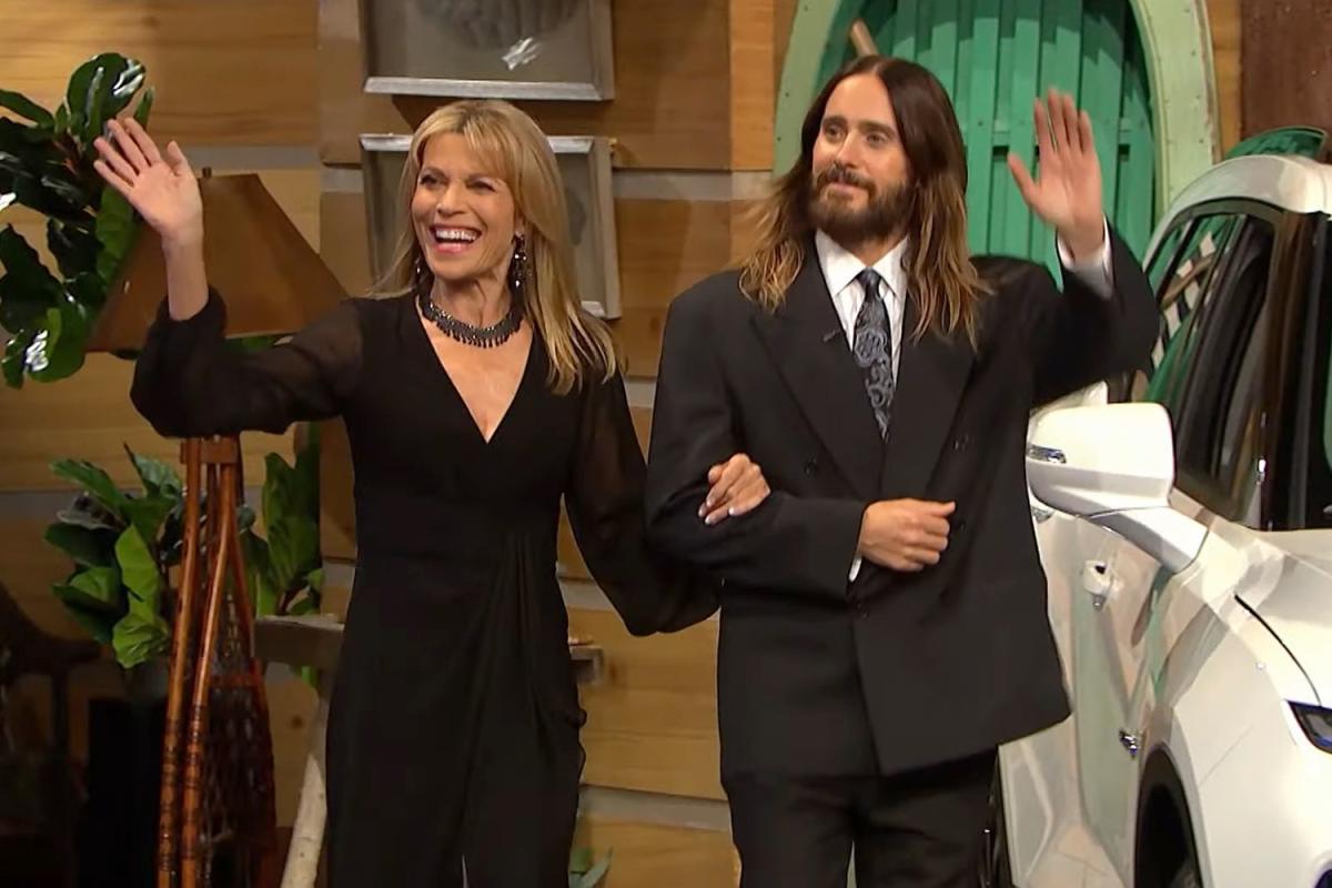 Jared Leto Subs in as “Wheel of Fortune” Host During April Fools' Prank