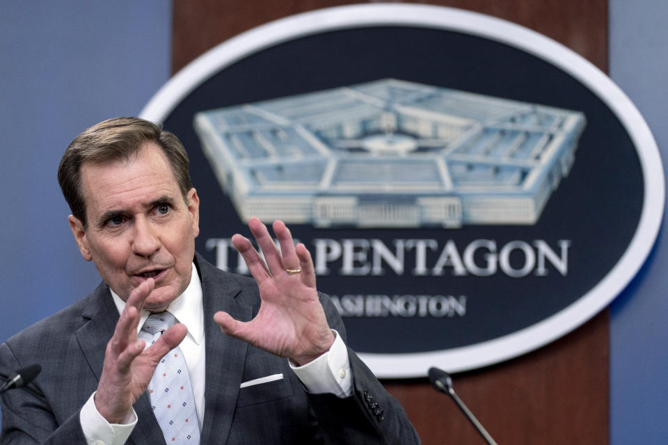 Pentagon spokesman John Kirby.