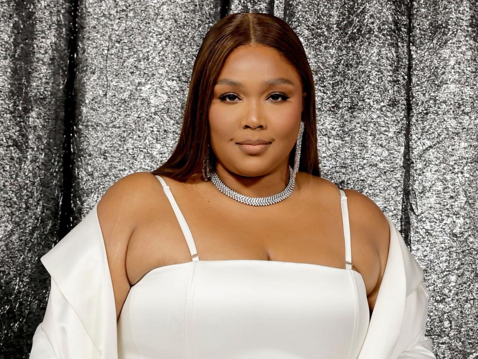 Lizzo attends the World Premiere of "Renaissance: A Film By Beyoncé" at Samuel Goldwyn Theater on November 25, 2023 in Beverly Hills, California.