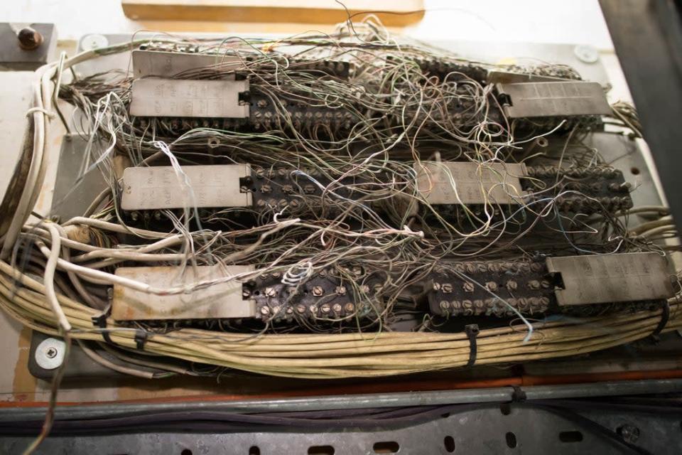 A tangle of wires and cables in the underbelly of the Palace of Westminster (Stefan Rousseau/PA) (PA Archive)