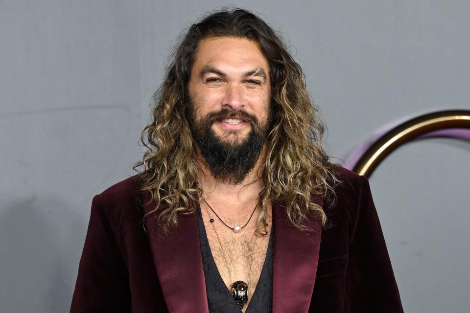 Jason Mamoa attends the "Dune" UK Special Screening at Odeon Luxe Leicester Square on October 18, 2021 in London, England.