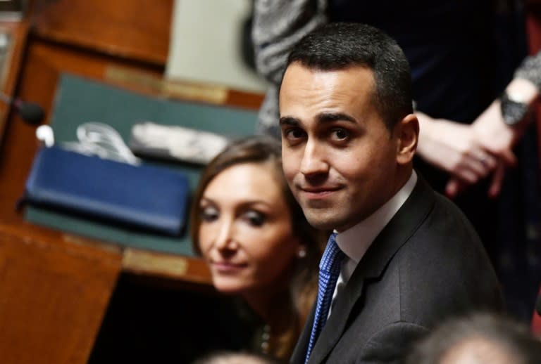 Five Stars Movement leader Luigi Di Maio said the party would return blank votes