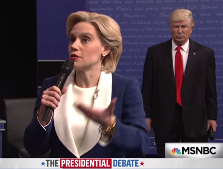 ‘SNL’ parodied the second presidential debate and it will briefly make you enjoy this nightmarish election