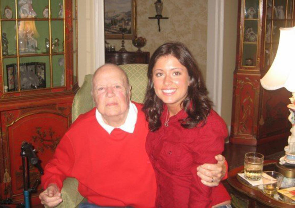 Chloe Melas and her grandpa Frank. (Courtesy Murphy Family Collection)