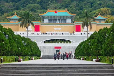 The cavernous National Palace Museum - Credit: GETTY