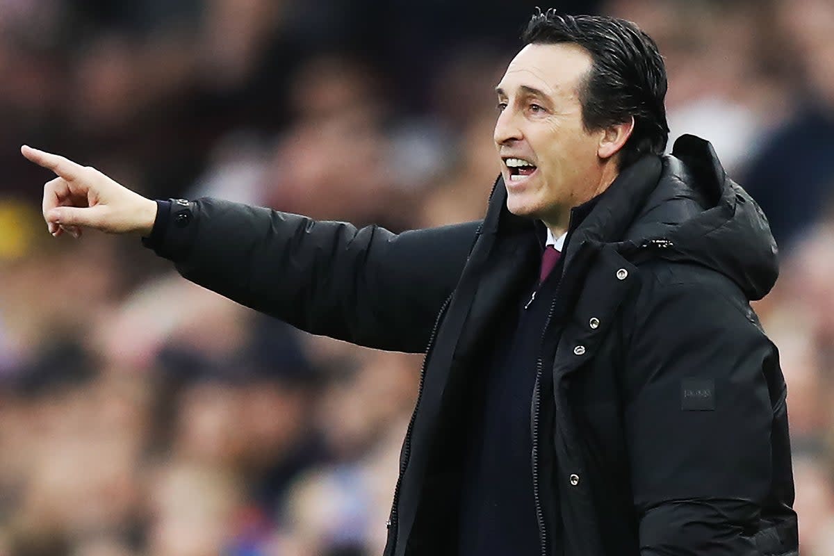 Aston Villa manager Unai Emery is wary of a Manchester City backlash. (Isaac Parkin/PA) (PA Wire)