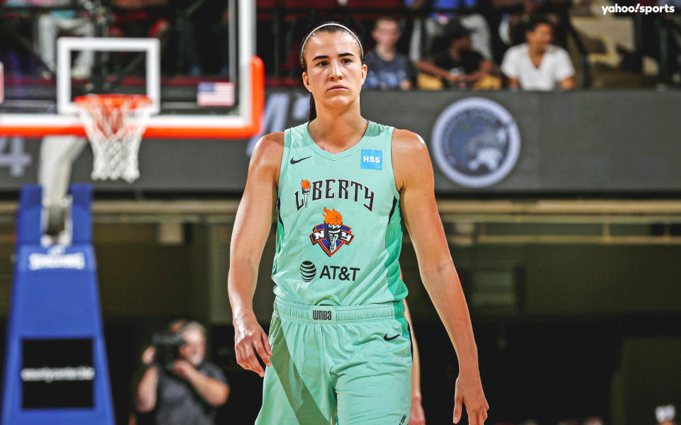 This weekend would have marked Sabrina Ionescu's WNBA debut. Whenever that day comes, she's sure to transform the league. (Amber Matsumoto/Yahoo Sports)