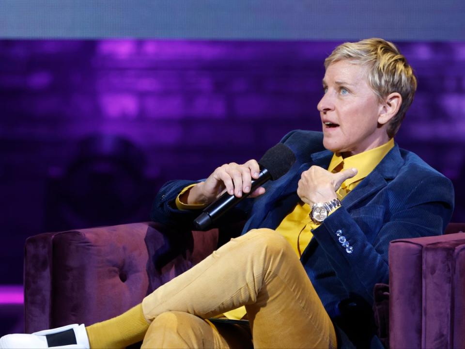 Ellen DeGeneres is touring after her eponymous chat show was cancelled (Getty Images for Live Nation)