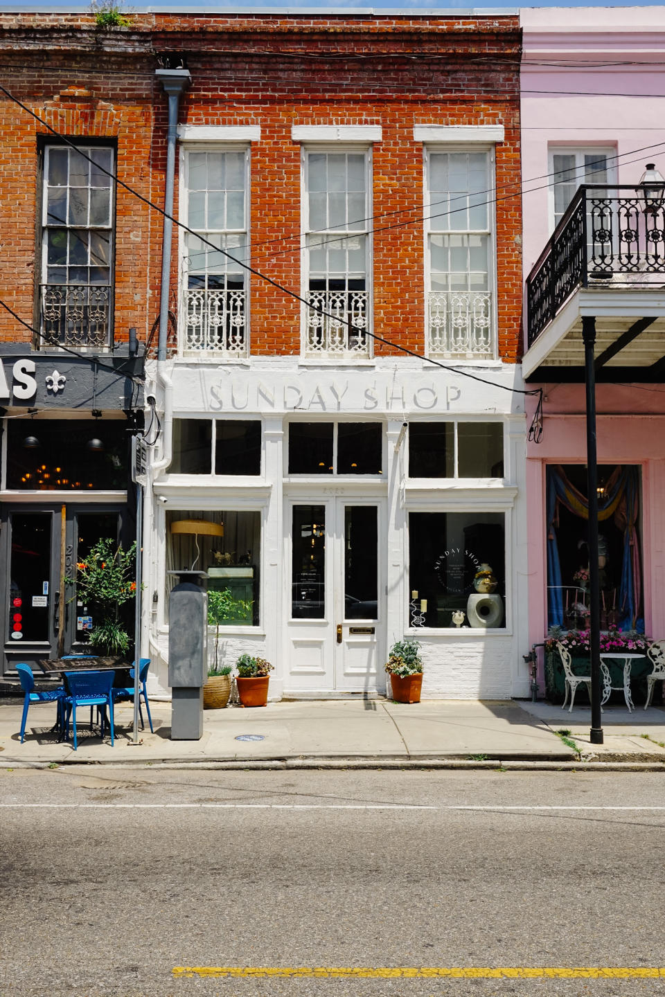 Sunday shop on Magazine Street, New Orleans, Louisiana