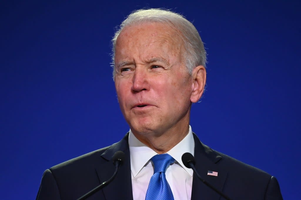 US President Joe Biden has  vowed to crack down on so-called ghost guns and ban the manufacturing of the untraceable firearms as part of his gun crime prevention efforts. (PA Wire)