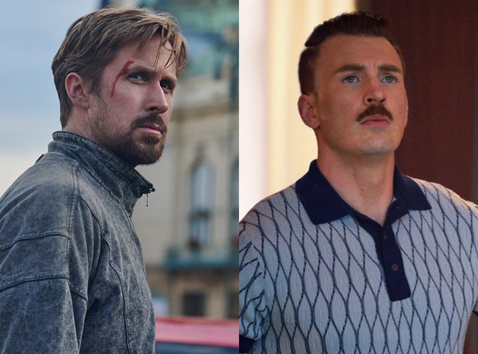 Ryan Gosling and Chris Evans, The Gray Man, 2022, Netflix