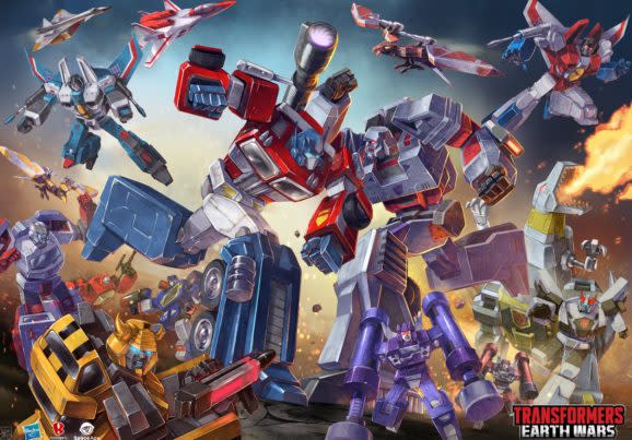Transformers: Earth Wars is a free-to-play mobile game from Space Ape.