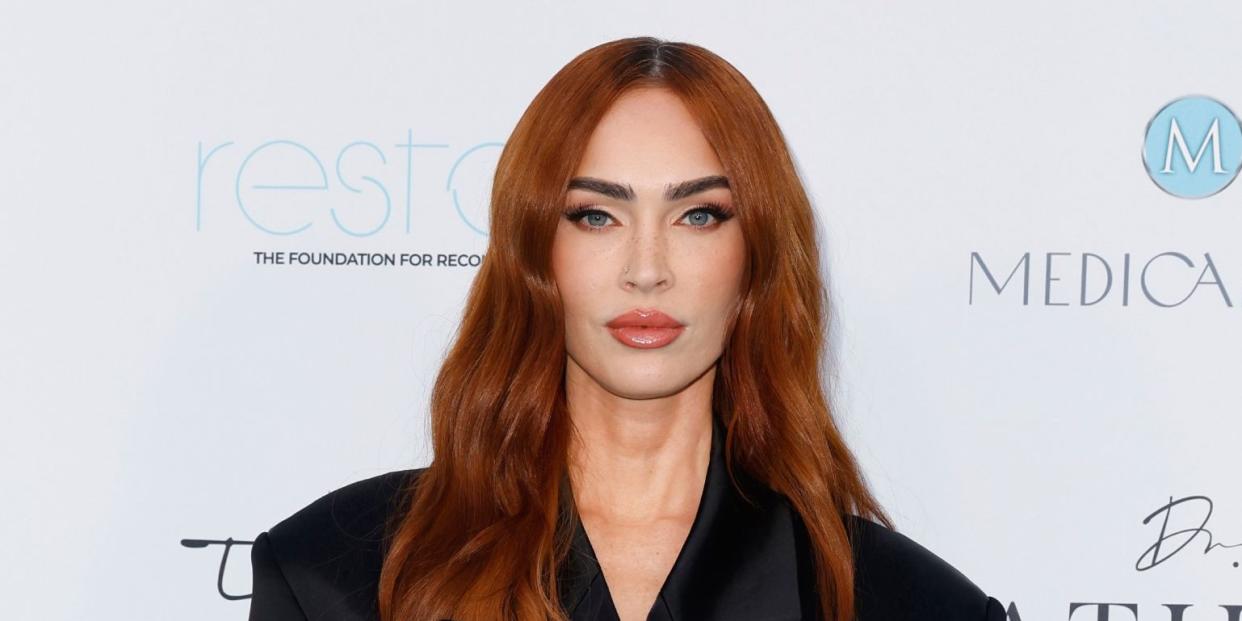 megan fox dressed in black in june 2023