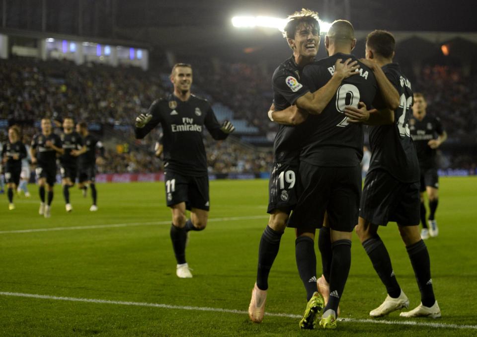 Santiago Solari has a perfect record in the Real dugout so far: AFP/Getty Images