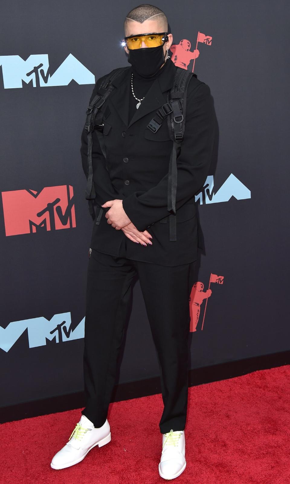 Bad Bunny attends the 2019 MTV Video Music Awards at Prudential Center on August 26, 2019 in Newark, New Jersey