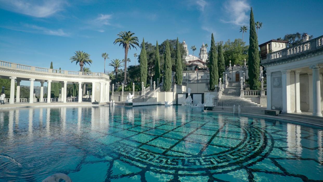 Large White Mansion Resort in California