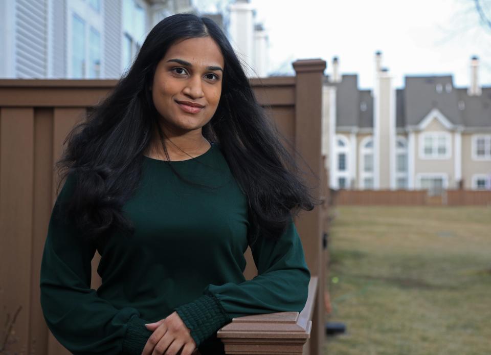 Muhil Ravichandran, 24 came to the US at the age of nine and is affected by DACA legislation. She has “aged out" as per federal immigration law. The Rutgers pharmaceutical student will graduate in May and is concerned about deportation.