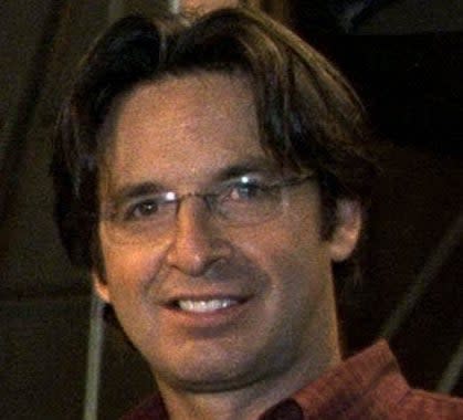 Robert Carradine on the set of Lizzie McGuire