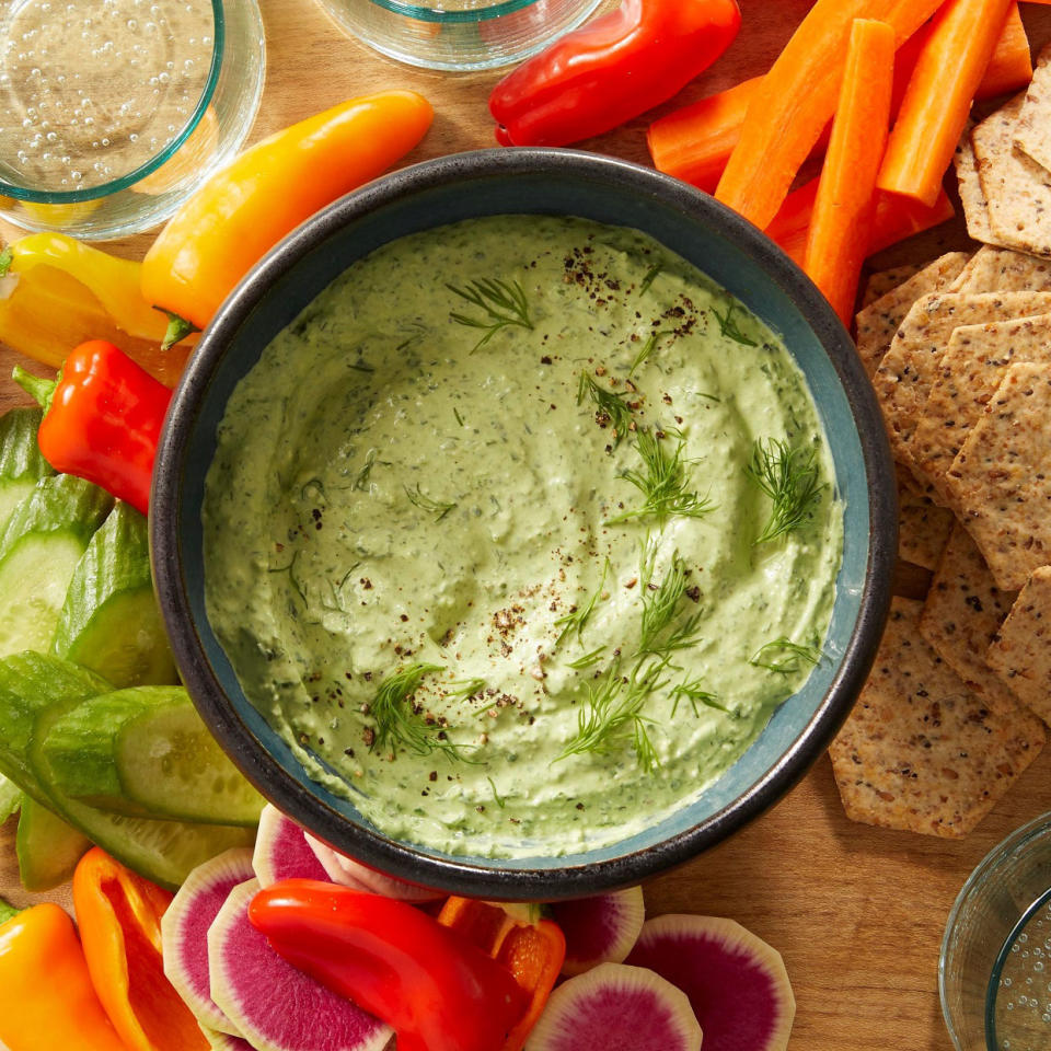 Spinach-Feta Dip with Dill