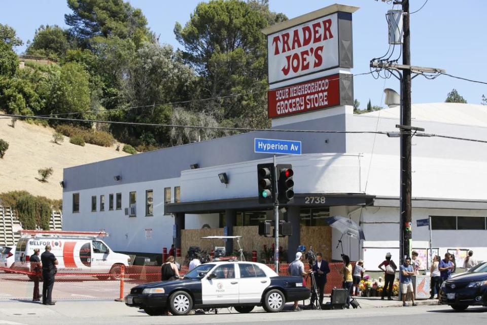 The Trader Joe’s in Silver Lake where the shooting took place.