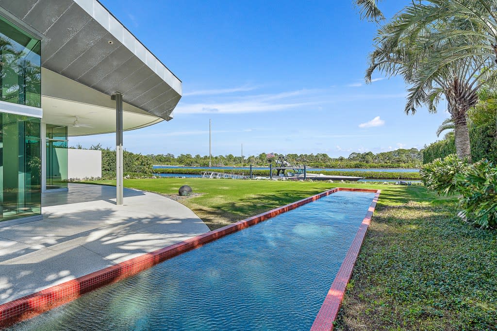 The lap pool. Waterfront Properties & Club C