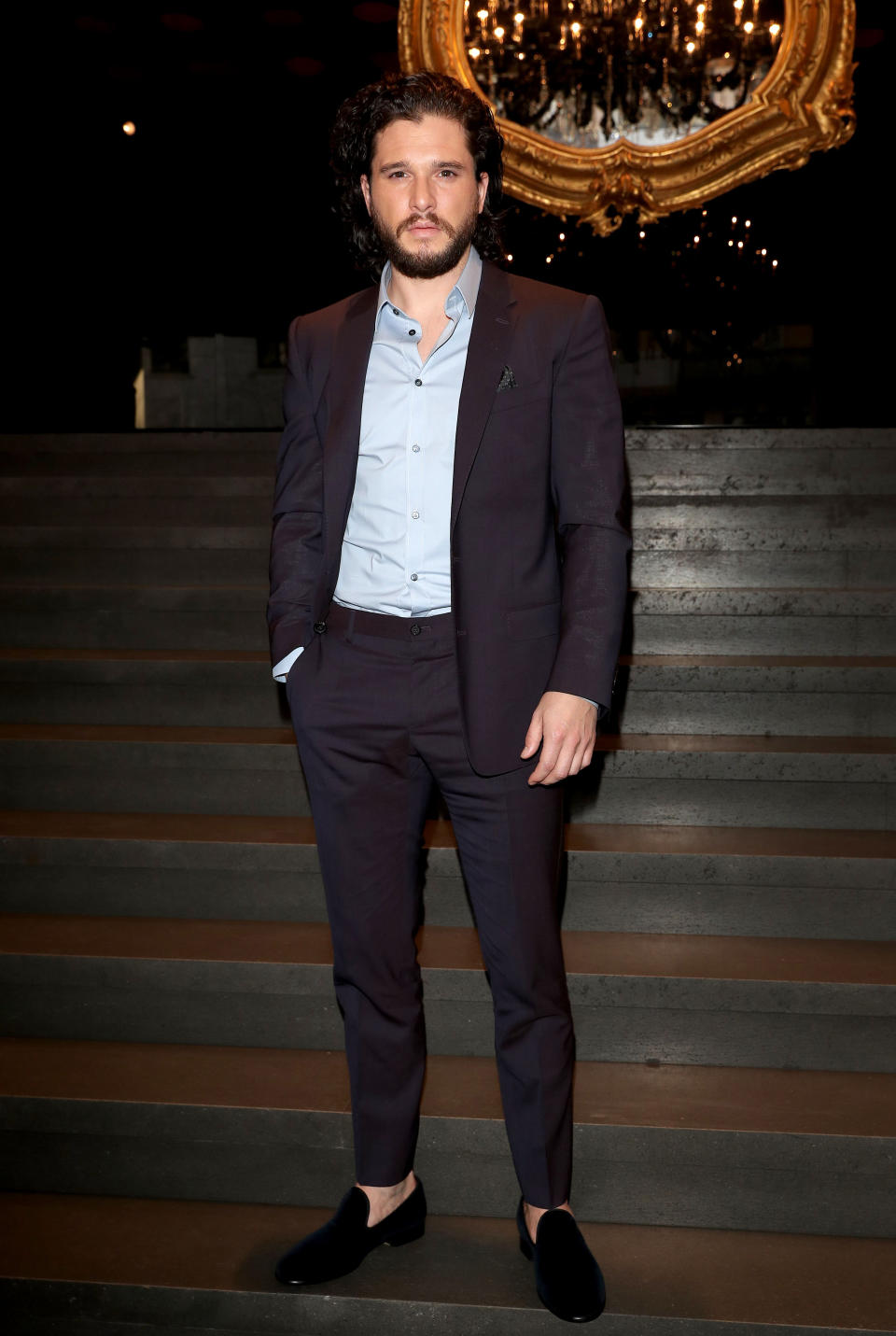 Kit Harington at the Dolce & Gabbana MFW show