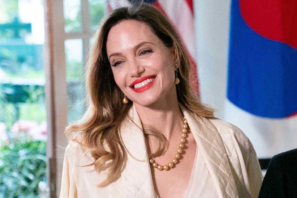 <p>STEFANI REYNOLDS/AFP</p> Angelina Jolie