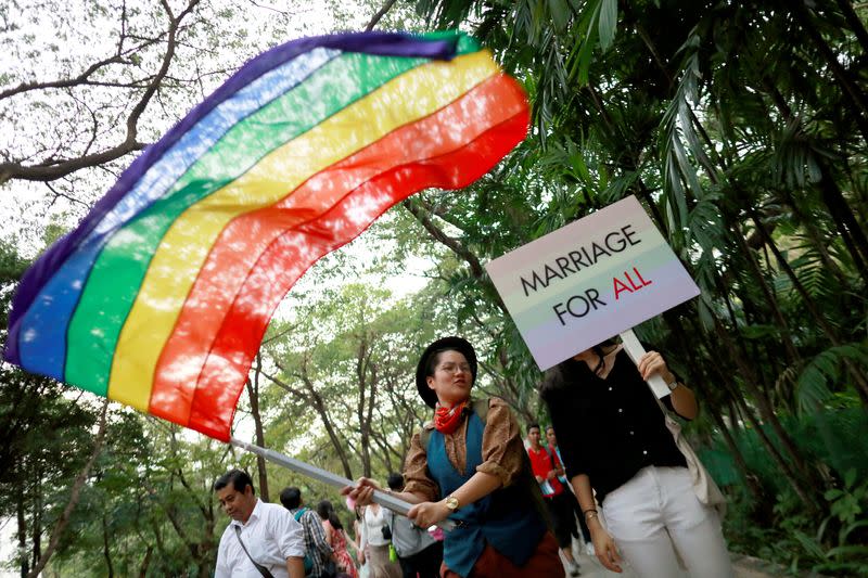 FILE PHOTO: Thai LGBT community participates in Gay Freedom Day Parade in Bangkok