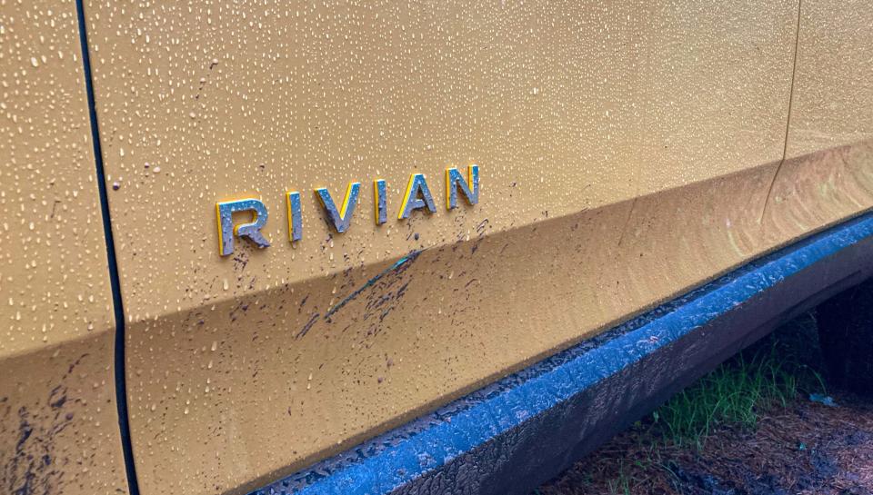 The Rivian R1S electric SUV.