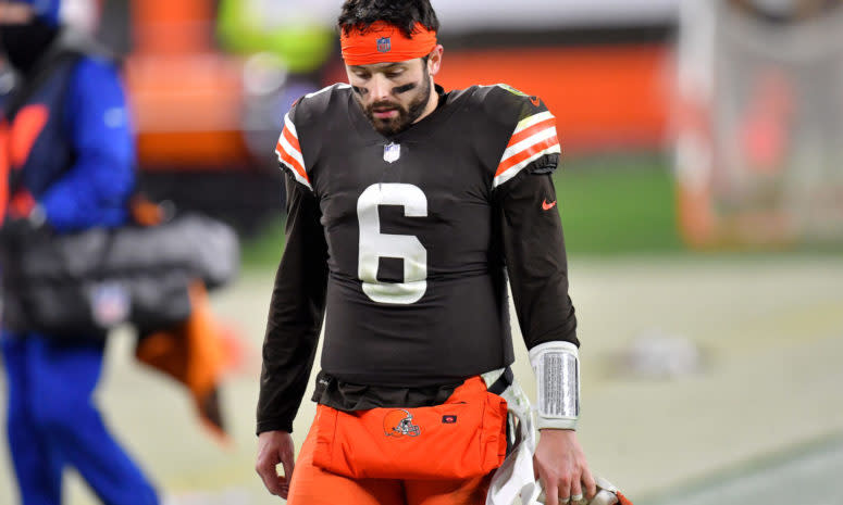 Cleveland Browns quarterback Baker Mayfield on Monday night.