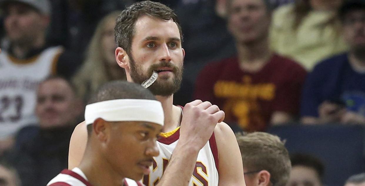 The already-scuffling Cavaliers will now have to make do without Kevin Love for a while.