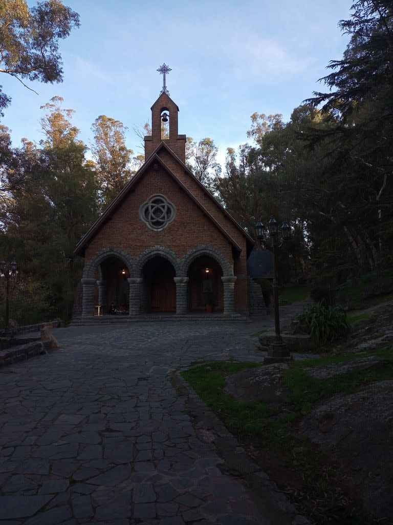 Capilla de Santa Gemma, la cual se ubica dentro del bosque del Monte Calvario