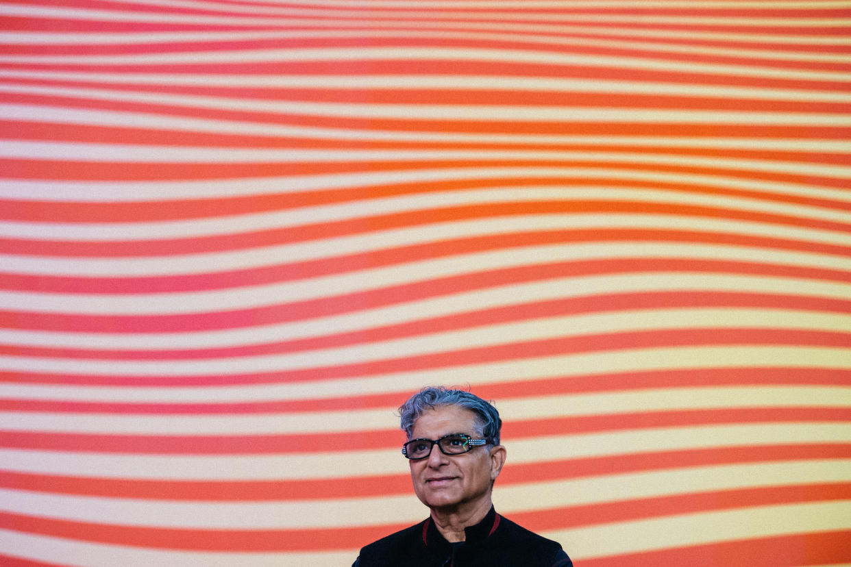 TODAY -- Pictured: Deepak Chopra on Tuesday, April 9, 2019 -- (Photo by: Nathan Congleton/NBCU Photo Bank/NBCUniversal via Getty Images via Getty Images)