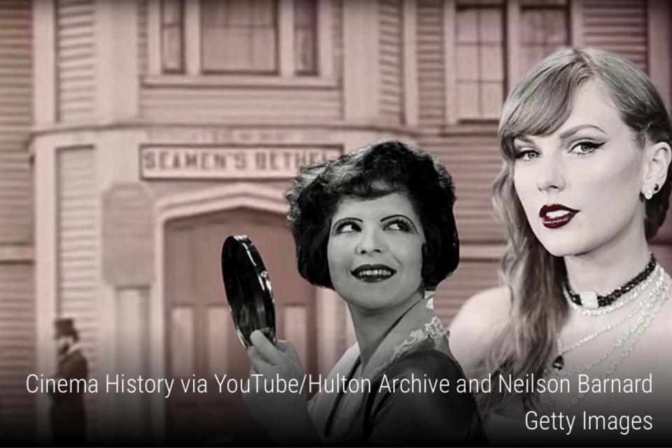 In April 2024, Taylor Swift released a song about actress Clara Bow who filmed a movie at the Seamen's Bethel in the 1920s.