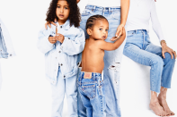 <p>Saint and North pose in front of the camera for this one. In the background, M.J. has a seat. (Photo: Eli Russell Linnetz/Kim Kardashian via Twitter) </p>