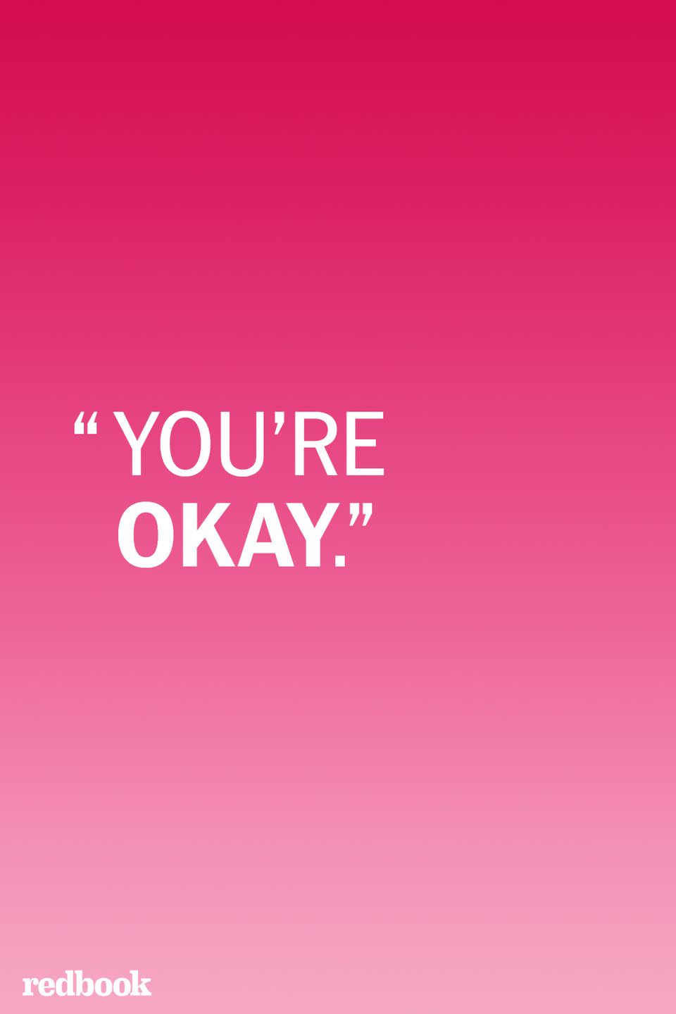 <p>When a child is upset, don't be too quick to immediate pointing out that everything is "okay"—first, make sure they know their feelings are valid. "Your kid is crying because he's not okay. Your job is to help him understand and deal with his emotions, not discount them," <a href="https://www.parents.com/parenting/better-parenting/advice/10-things-you-should-never-say-to-your-kids/" rel="nofollow noopener" target="_blank" data-ylk="slk:says Jenn Berman;elm:context_link;itc:0;sec:content-canvas" class="link ">says Jenn Berman</a>, Psy.D., author of <em>The A to Z Guide to Raising Happy, Confident Kids.</em> "Try giving him a hug and acknowledging what he's feeling by saying something like, 'That was a scary fall.' Then ask whether he'd like a bandage or a kiss (or both)," Berman suggests.<br></p>