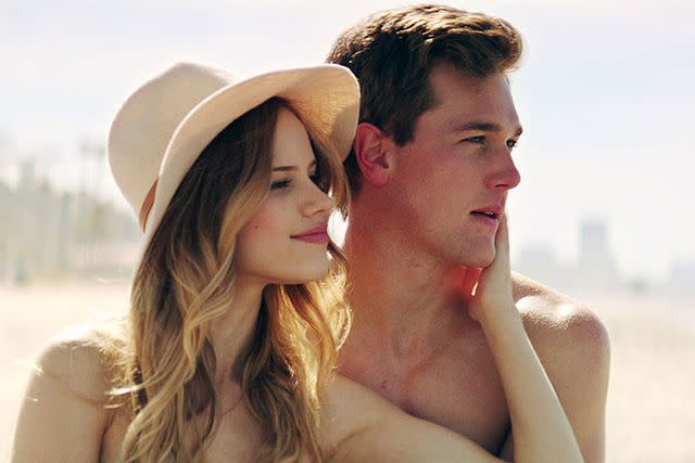 <p>Netflix/Courtesy Everett Collection</p> Halston Sage and Taylor John Smith in ‘You Get Me’