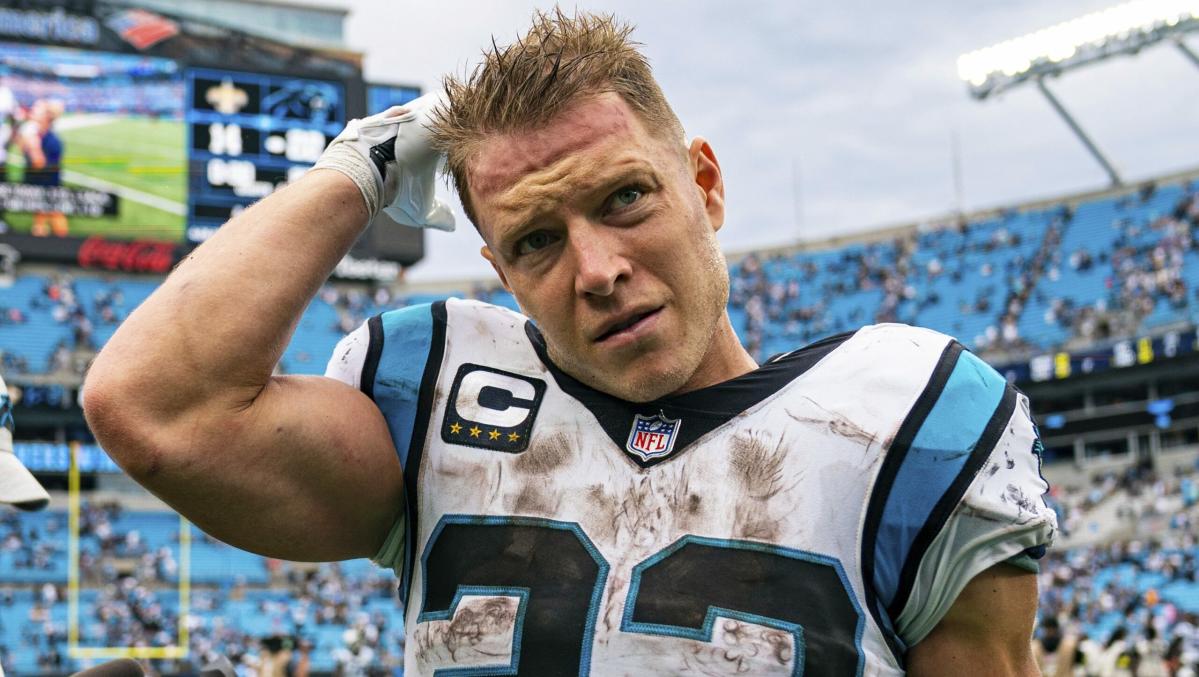 Panthers RB Christian McCaffrey misses Wednesday's practice with