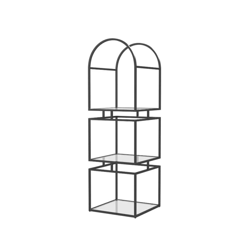 Homes: Inside + Out Kavery 3 Tier Open Glass Display Case
