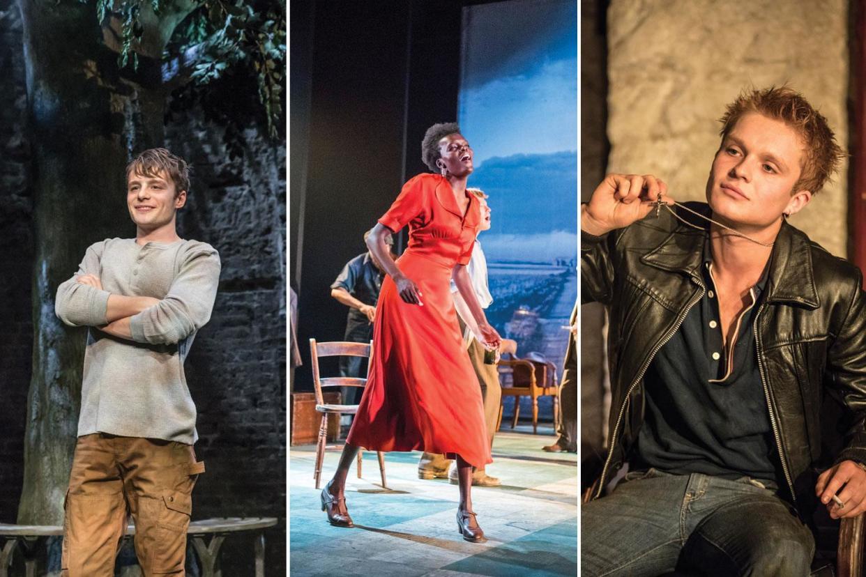 Stars of the future: Luke Thallon as Gabriel in Albion; Sheila Atim as Marianne in Girl From the North Country; Tom Glynn- Carney in The Ferryman