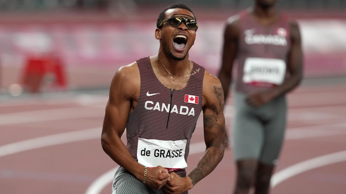 De Grasse fails to qualify, Brown wins 5th, Bingham wins 14th title