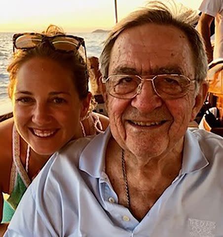 <p>Princess Theodora/Instagram</p> Princess Theodora with her father, the late King Constantine of Greece