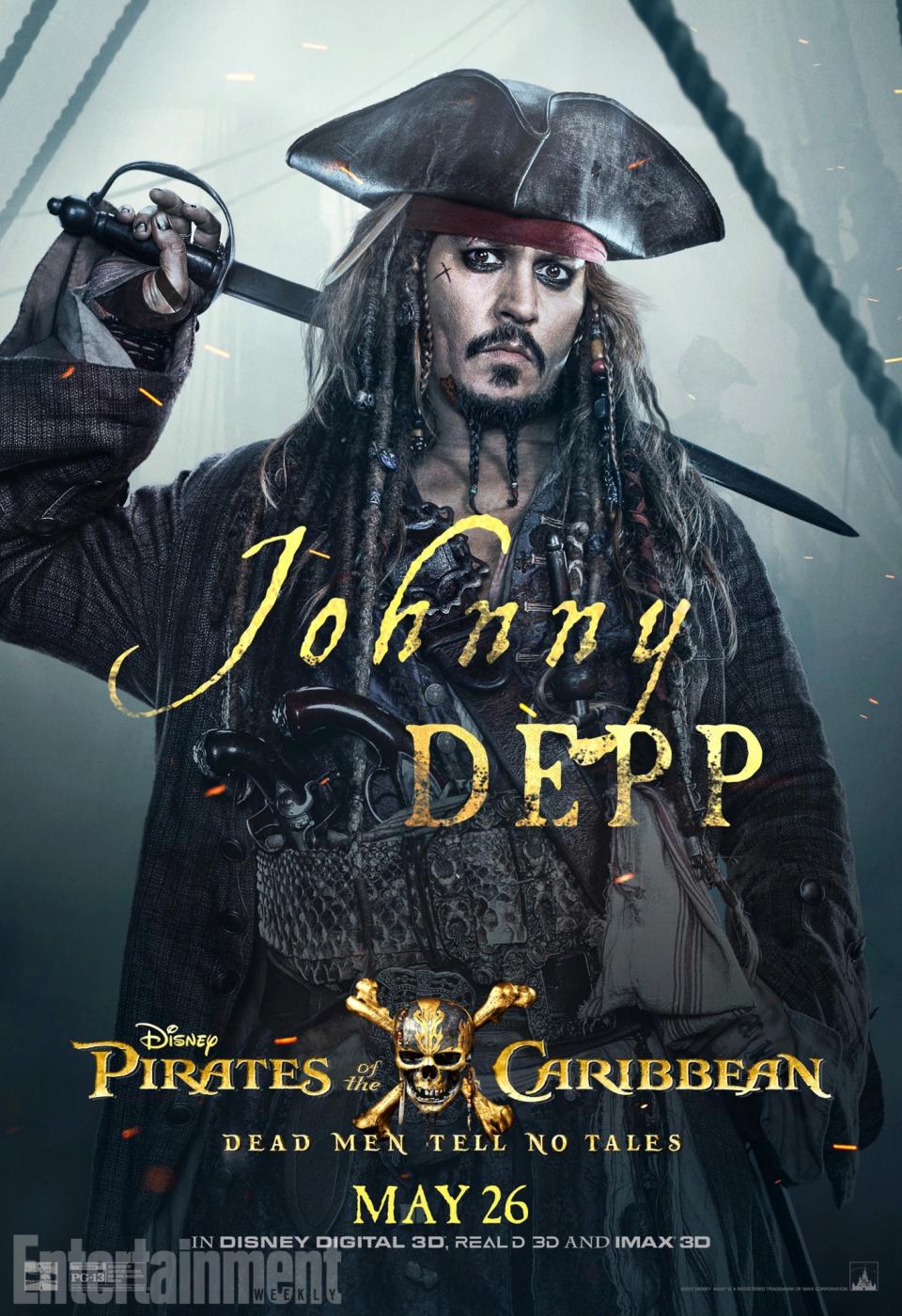 Johnny Depp as Captain Jack Sparrow