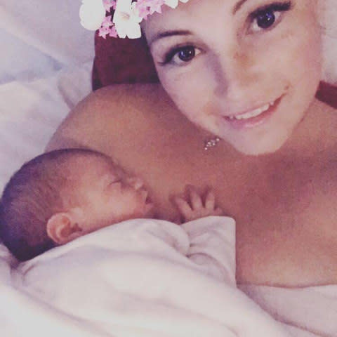 April Oliver and her daughter Ellie - Credit: Facebook