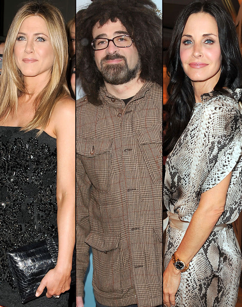 Jennifer Aniston, Adam Duritz, Courteney Cox