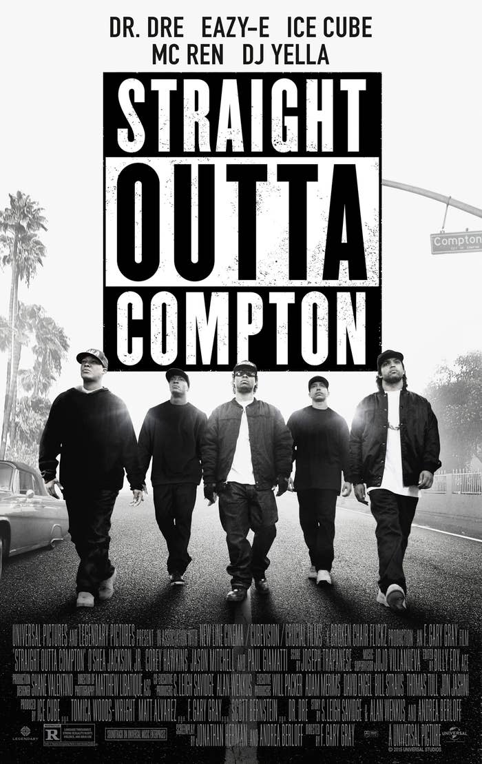 Movie poster for Straight Outta Compton